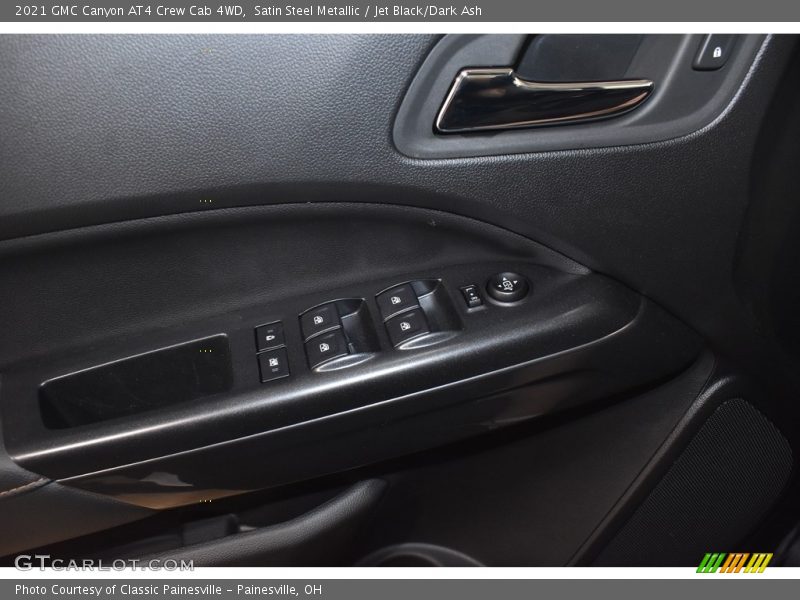 Satin Steel Metallic / Jet Black/Dark Ash 2021 GMC Canyon AT4 Crew Cab 4WD