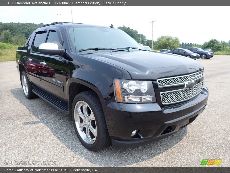 Black / Ebony 2013 Chevrolet Avalanche LT 4x4 Black Diamond Edition