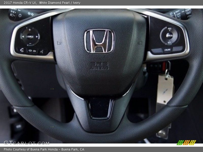 White Diamond Pearl / Ivory 2017 Honda CR-V LX