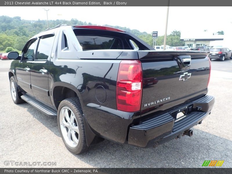 Black / Ebony 2013 Chevrolet Avalanche LT 4x4 Black Diamond Edition