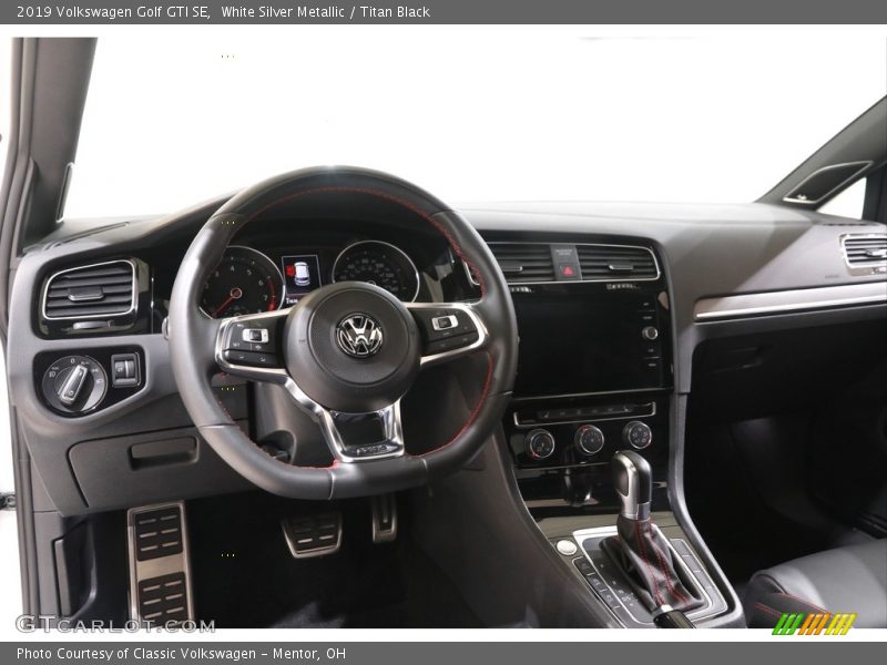 White Silver Metallic / Titan Black 2019 Volkswagen Golf GTI SE