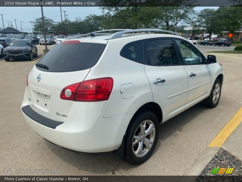 Phantom White / Gray 2010 Nissan Rogue SL AWD
