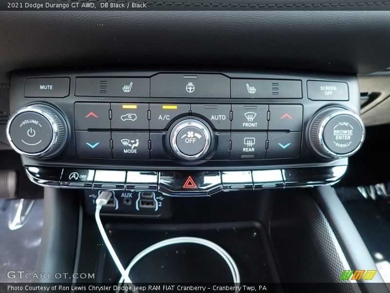 Controls of 2021 Durango GT AWD