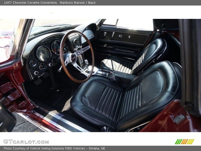 Front Seat of 1967 Corvette Convertible