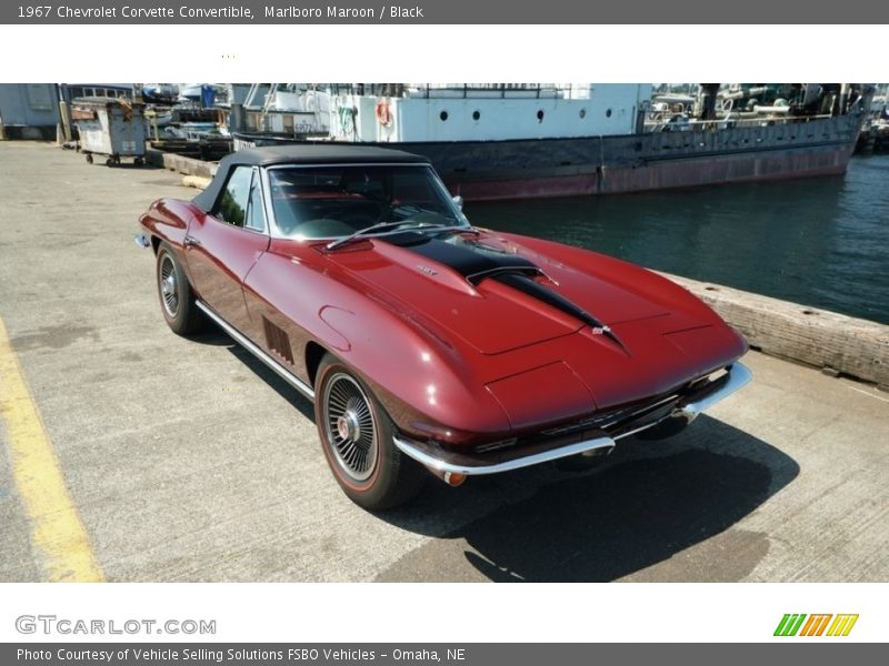  1967 Corvette Convertible Marlboro Maroon