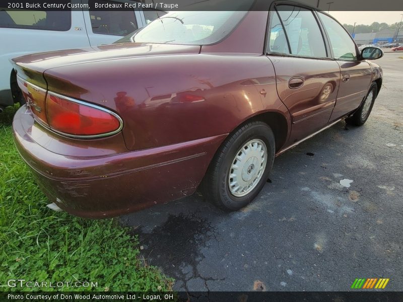 Bordeaux Red Pearl / Taupe 2001 Buick Century Custom