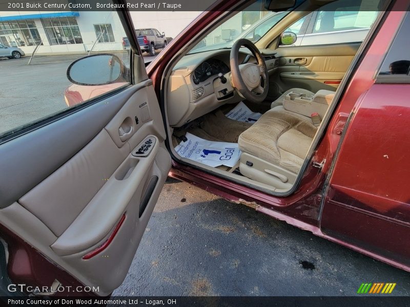 Bordeaux Red Pearl / Taupe 2001 Buick Century Custom