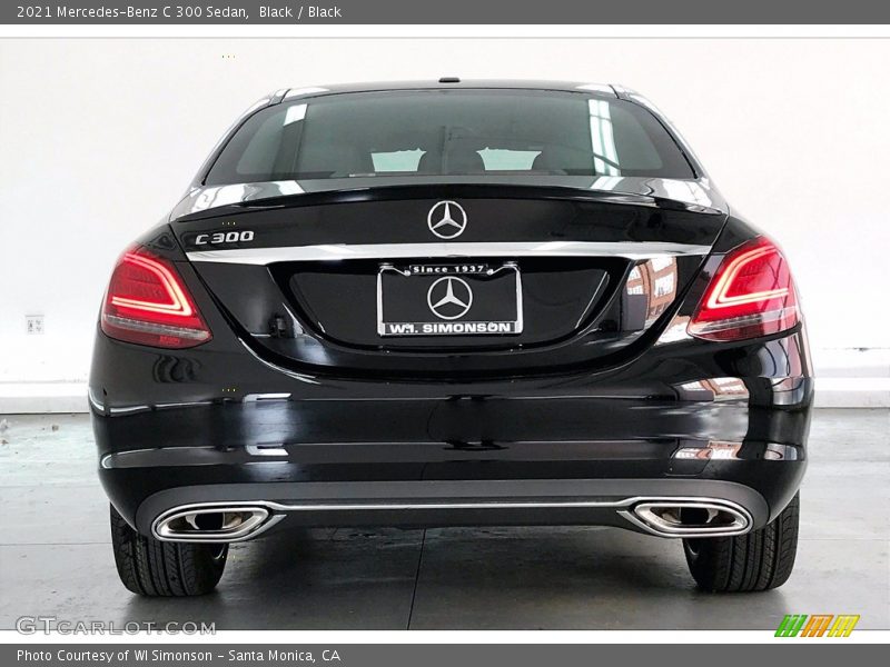 Black / Black 2021 Mercedes-Benz C 300 Sedan