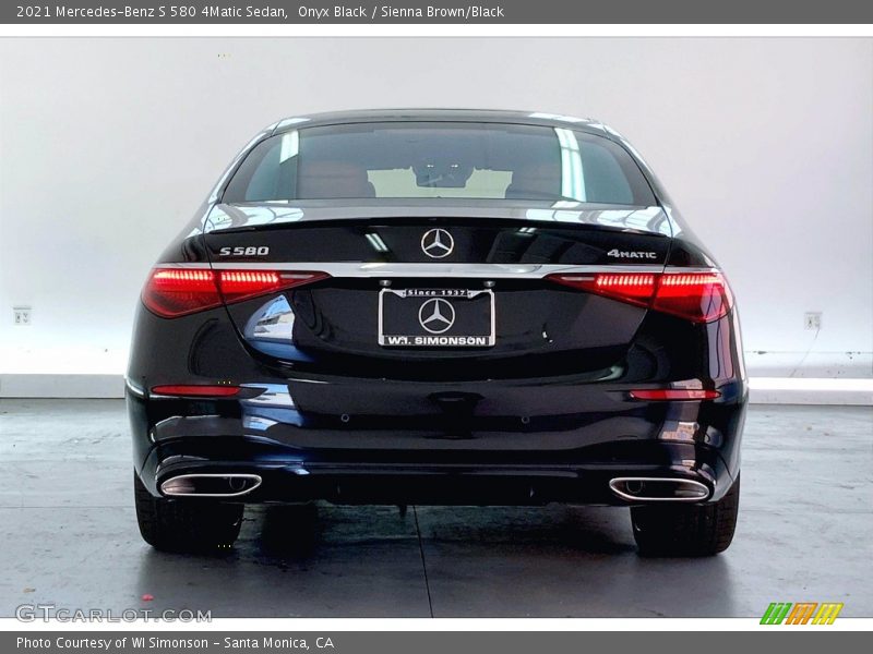 Onyx Black / Sienna Brown/Black 2021 Mercedes-Benz S 580 4Matic Sedan