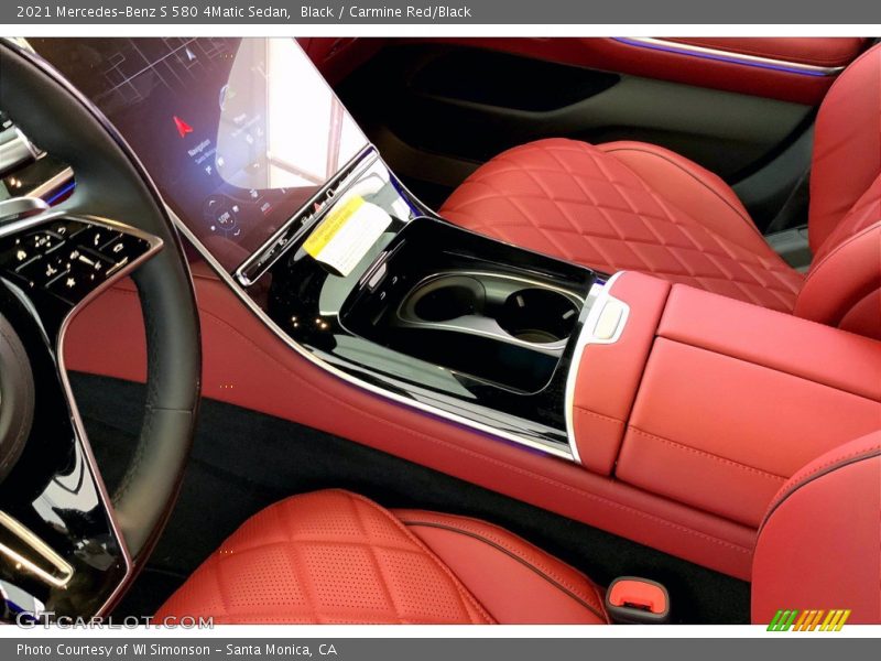 Black / Carmine Red/Black 2021 Mercedes-Benz S 580 4Matic Sedan