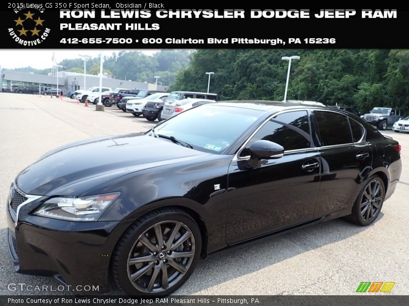 Obsidian / Black 2015 Lexus GS 350 F Sport Sedan