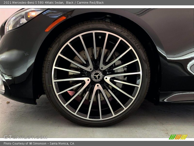 Black / Carmine Red/Black 2021 Mercedes-Benz S 580 4Matic Sedan