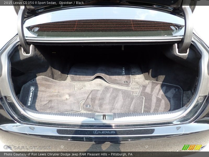  2015 GS 350 F Sport Sedan Trunk