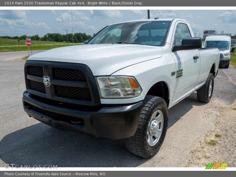 Bright White / Black/Diesel Gray 2014 Ram 2500 Tradesman Regular Cab 4x4