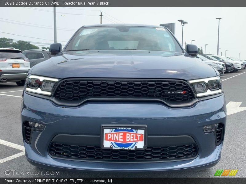 Reactor Blue Pearl / Black 2021 Dodge Durango GT AWD