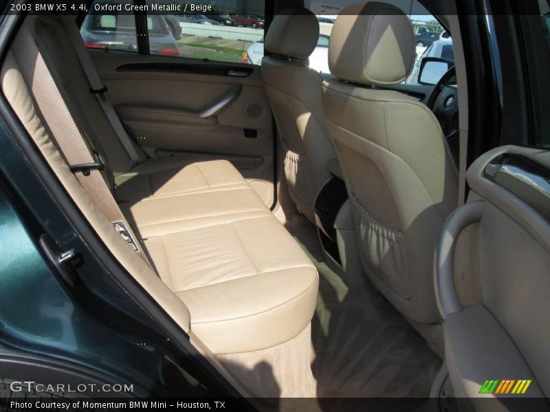Oxford Green Metallic / Beige 2003 BMW X5 4.4i