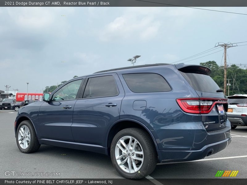 Reactor Blue Pearl / Black 2021 Dodge Durango GT AWD