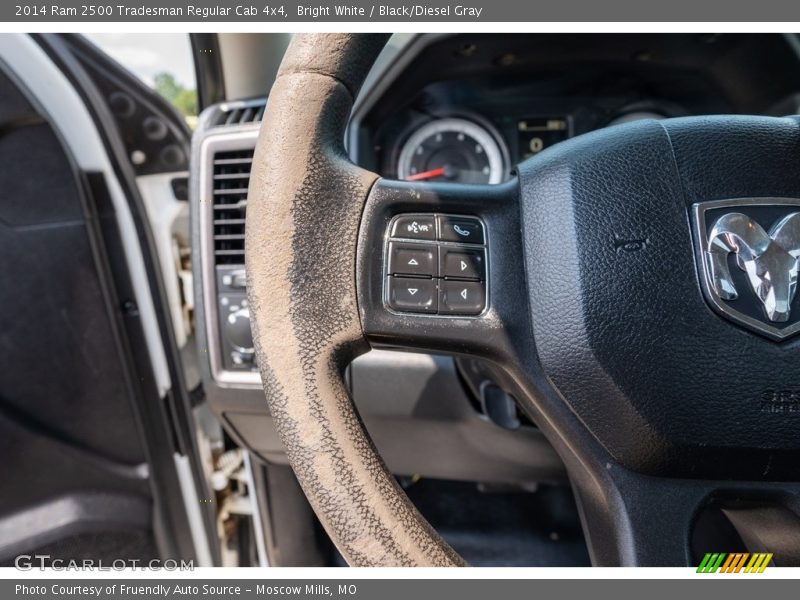 Bright White / Black/Diesel Gray 2014 Ram 2500 Tradesman Regular Cab 4x4