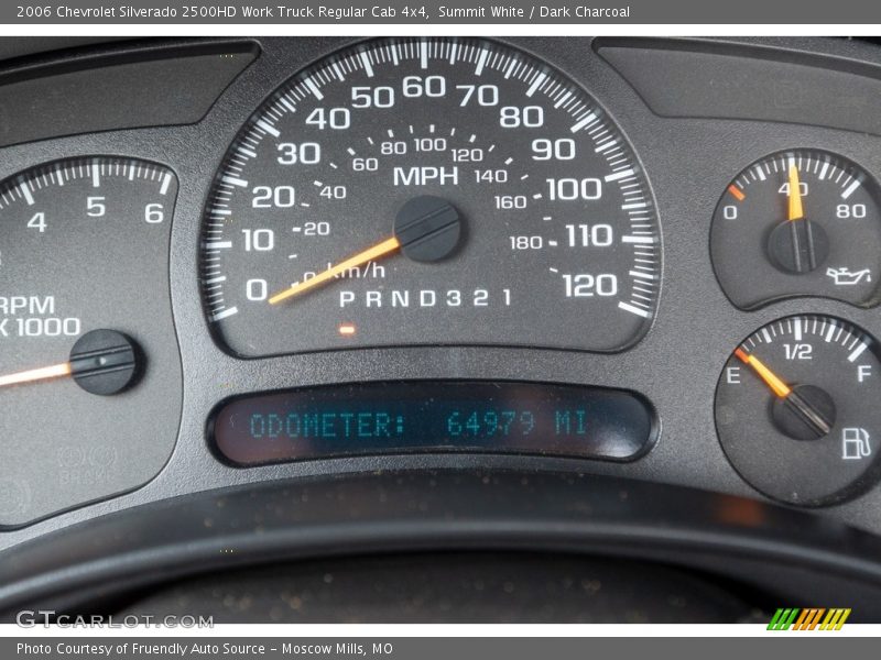 Summit White / Dark Charcoal 2006 Chevrolet Silverado 2500HD Work Truck Regular Cab 4x4