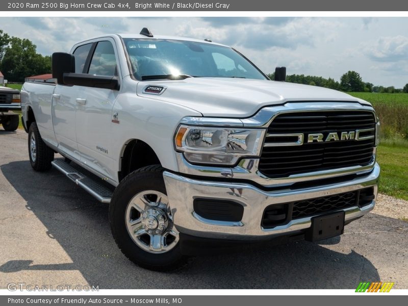 Bright White / Black/Diesel Gray 2020 Ram 2500 Big Horn Crew Cab 4x4