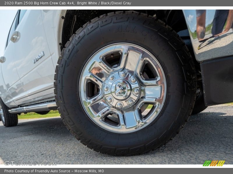 Bright White / Black/Diesel Gray 2020 Ram 2500 Big Horn Crew Cab 4x4