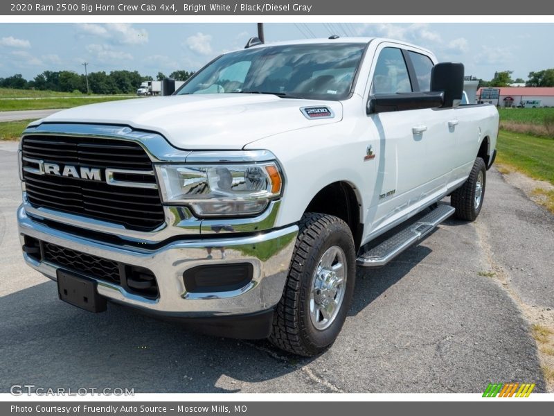 Bright White / Black/Diesel Gray 2020 Ram 2500 Big Horn Crew Cab 4x4