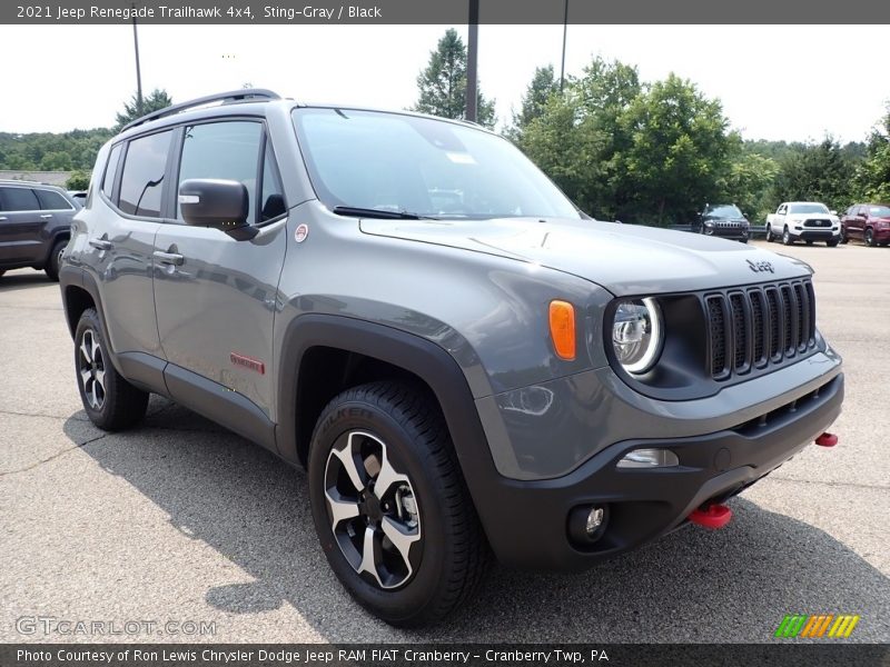 Front 3/4 View of 2021 Renegade Trailhawk 4x4
