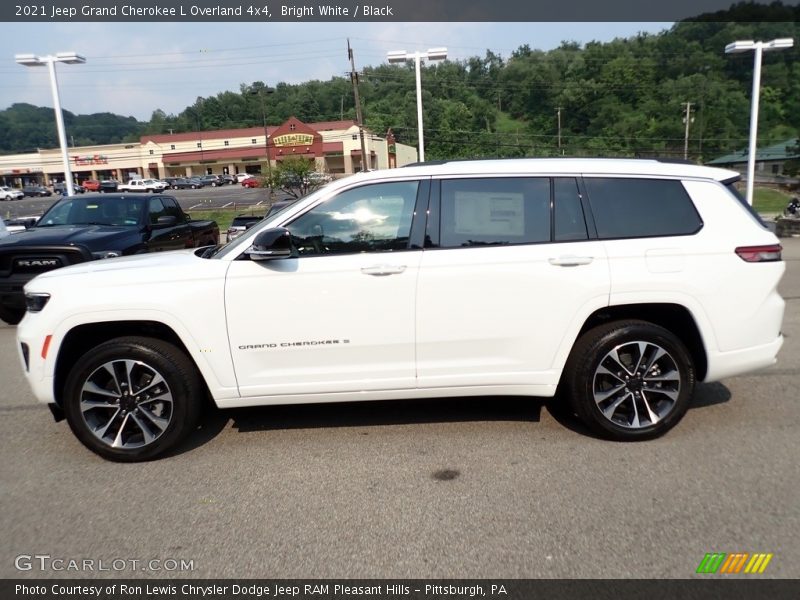Bright White / Black 2021 Jeep Grand Cherokee L Overland 4x4