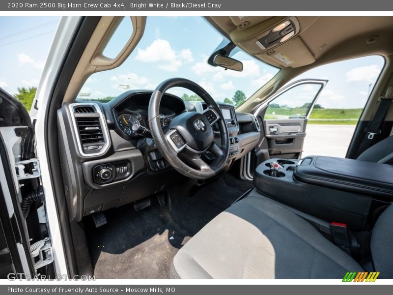 Bright White / Black/Diesel Gray 2020 Ram 2500 Big Horn Crew Cab 4x4