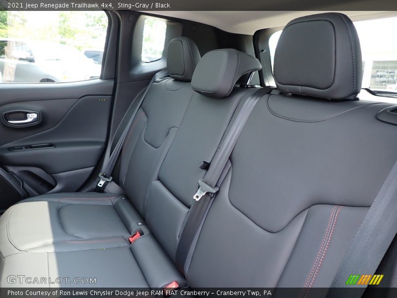 Rear Seat of 2021 Renegade Trailhawk 4x4