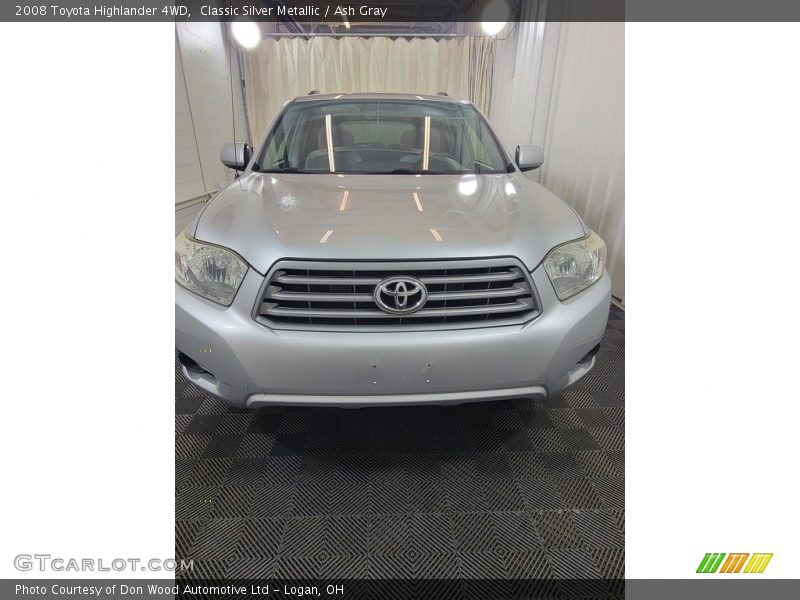 Classic Silver Metallic / Ash Gray 2008 Toyota Highlander 4WD