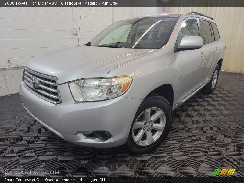 Classic Silver Metallic / Ash Gray 2008 Toyota Highlander 4WD