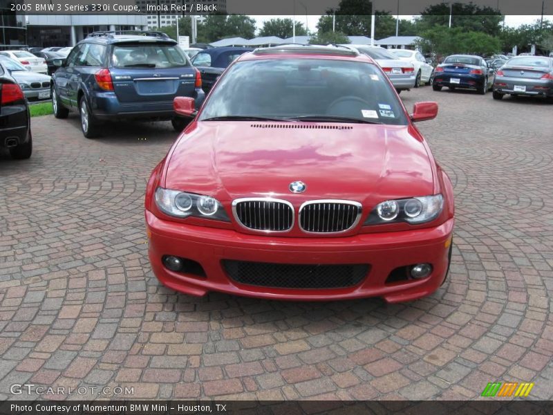 Imola Red / Black 2005 BMW 3 Series 330i Coupe