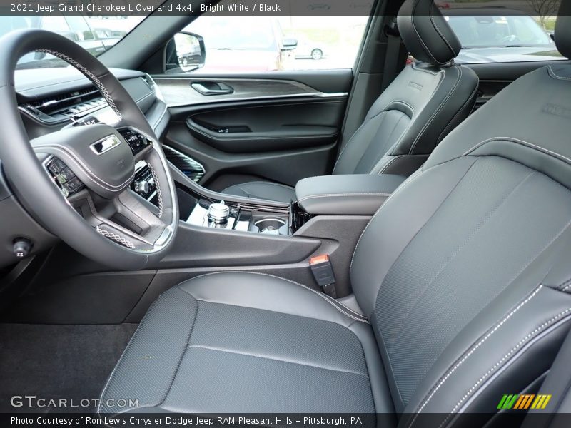 Front Seat of 2021 Grand Cherokee L Overland 4x4