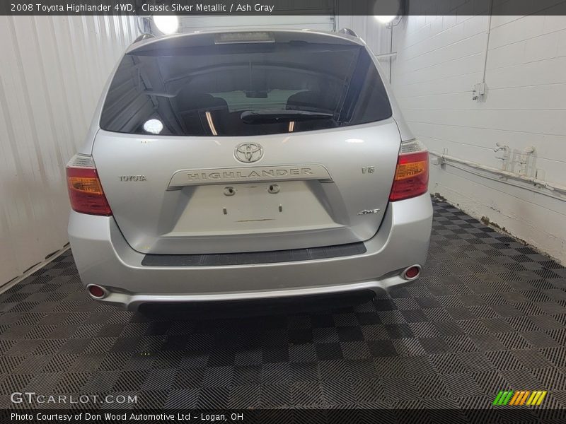 Classic Silver Metallic / Ash Gray 2008 Toyota Highlander 4WD