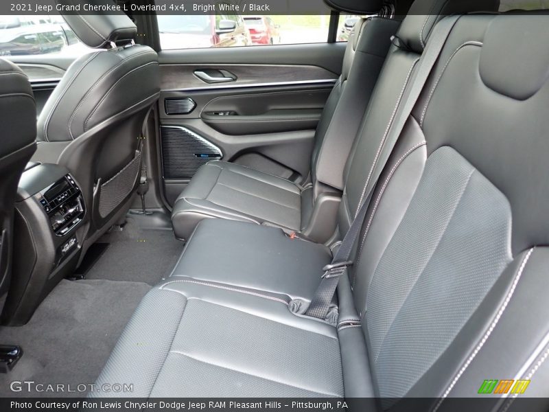 Rear Seat of 2021 Grand Cherokee L Overland 4x4