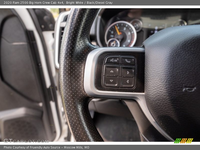 Bright White / Black/Diesel Gray 2020 Ram 2500 Big Horn Crew Cab 4x4