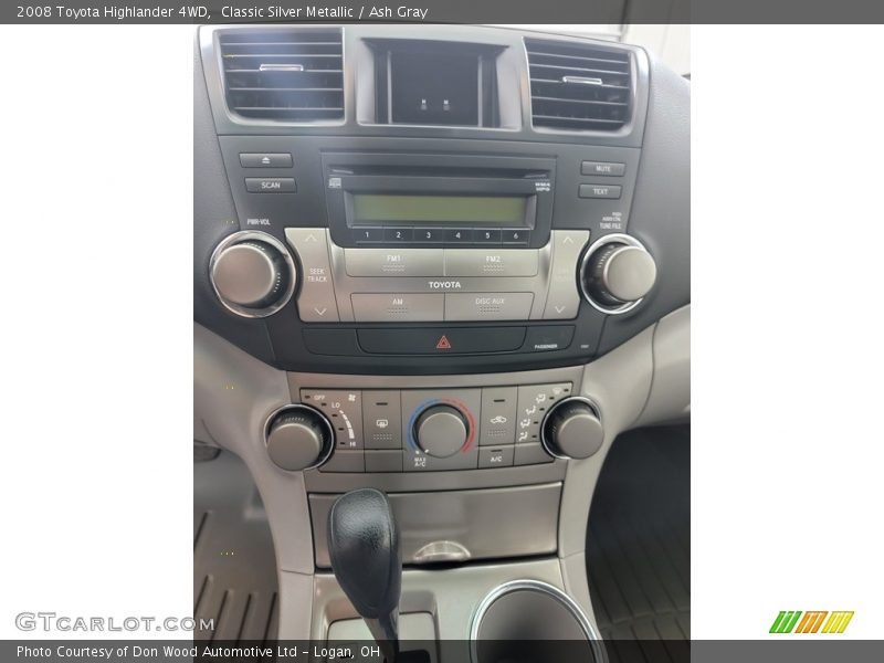 Classic Silver Metallic / Ash Gray 2008 Toyota Highlander 4WD