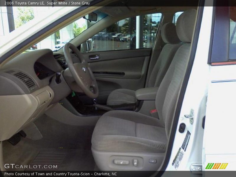 Super White / Stone Gray 2006 Toyota Camry LE