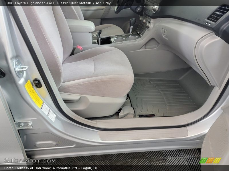 Classic Silver Metallic / Ash Gray 2008 Toyota Highlander 4WD