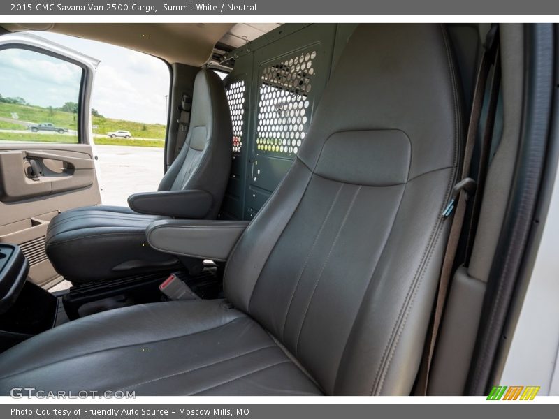 Front Seat of 2015 Savana Van 2500 Cargo