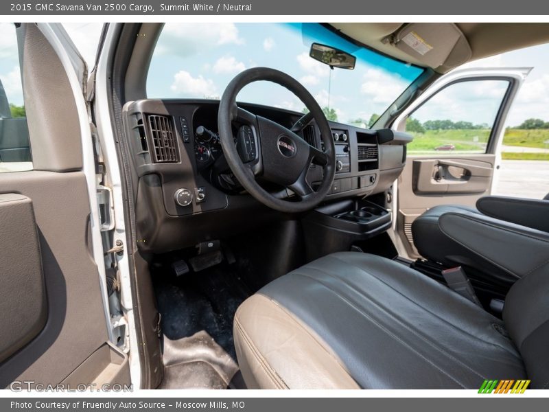 Front Seat of 2015 Savana Van 2500 Cargo