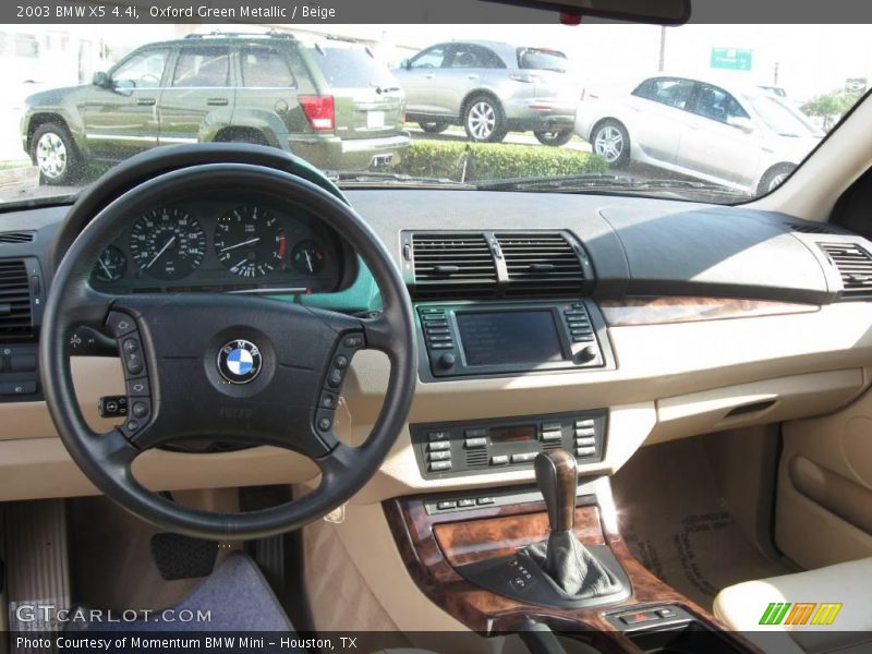 Oxford Green Metallic / Beige 2003 BMW X5 4.4i