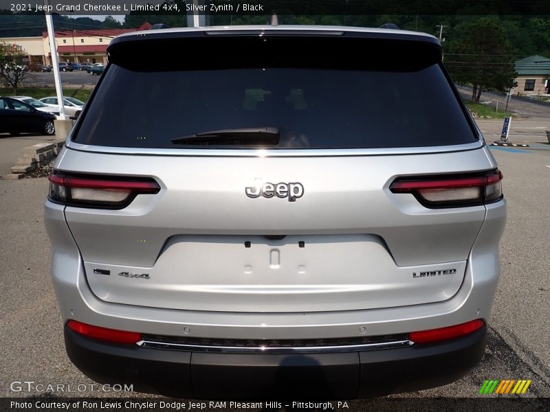 Silver Zynith / Black 2021 Jeep Grand Cherokee L Limited 4x4