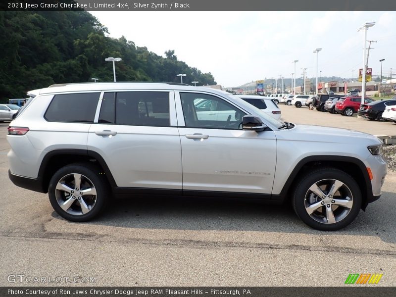 Silver Zynith / Black 2021 Jeep Grand Cherokee L Limited 4x4