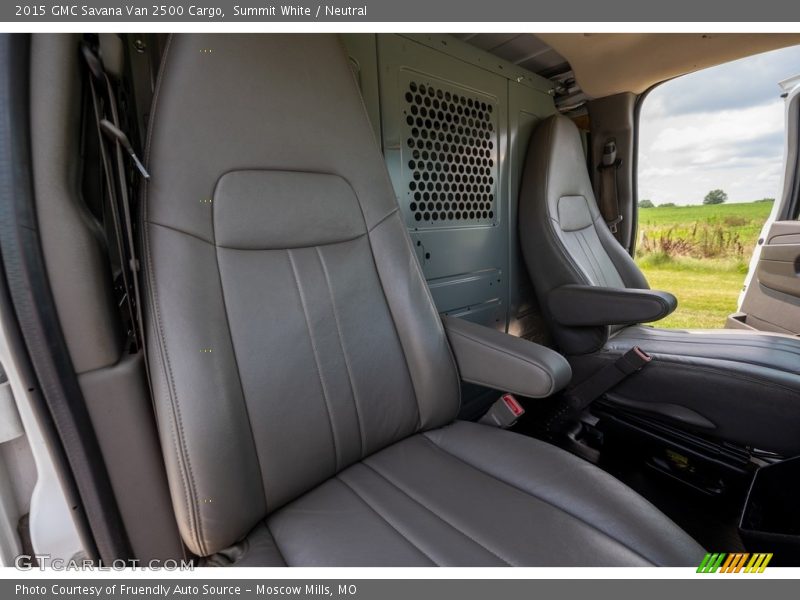Front Seat of 2015 Savana Van 2500 Cargo