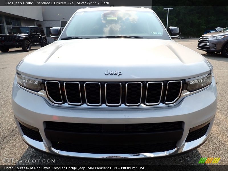 Silver Zynith / Black 2021 Jeep Grand Cherokee L Limited 4x4