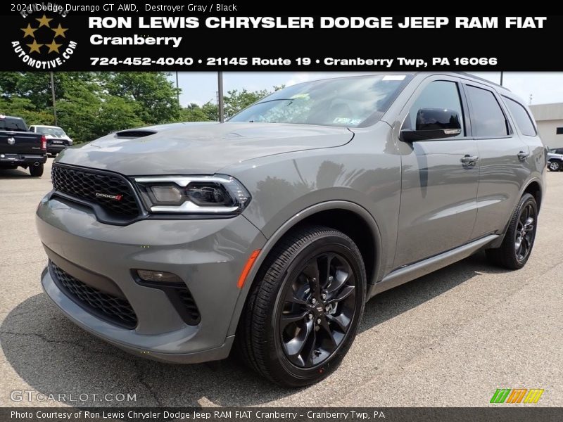 Destroyer Gray / Black 2021 Dodge Durango GT AWD