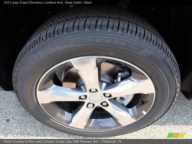 Silver Zynith / Black 2021 Jeep Grand Cherokee L Limited 4x4