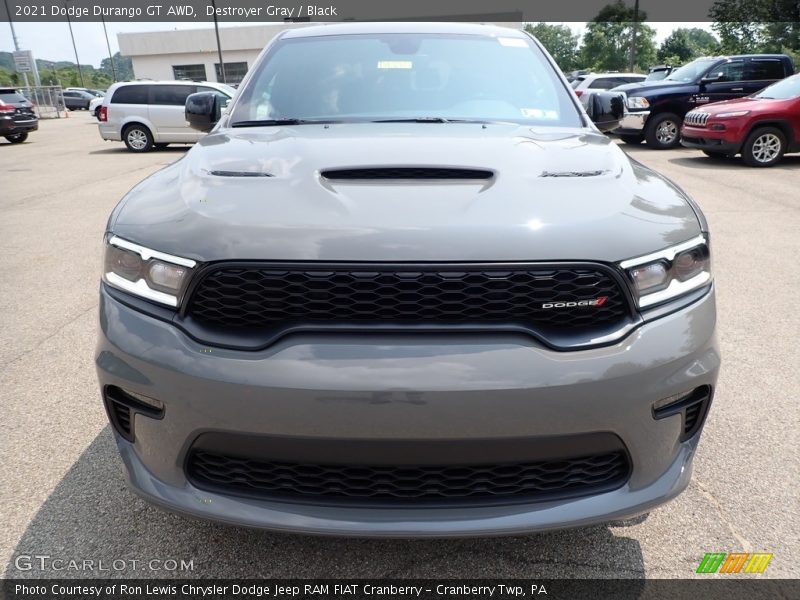 Destroyer Gray / Black 2021 Dodge Durango GT AWD